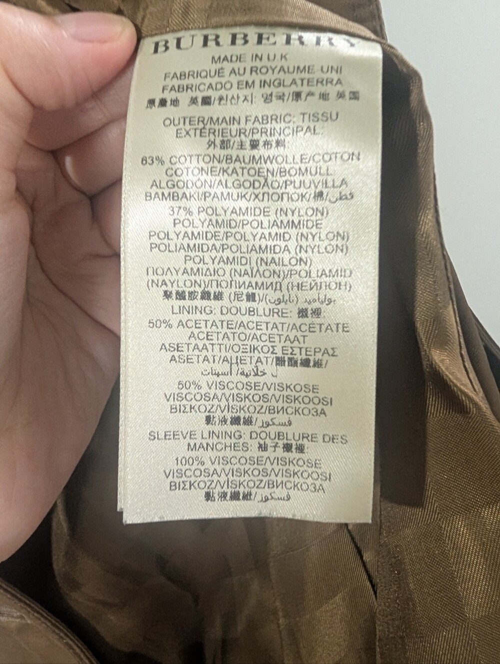 Burberry Trench Coat - Picture 5 of 5